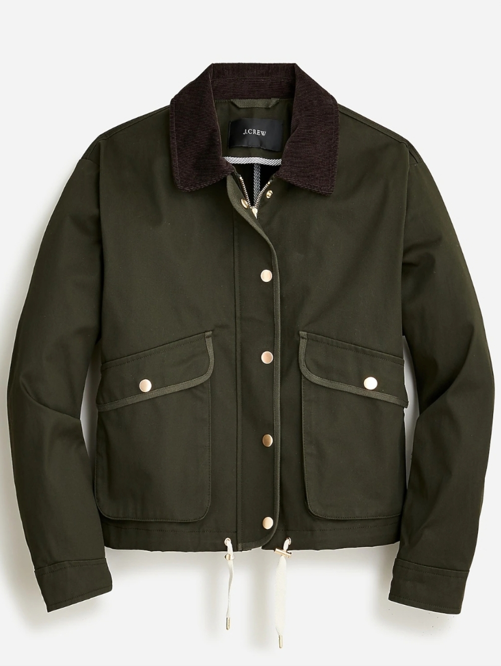 J. Crew Cropped Barn Jacket Green Size 3X